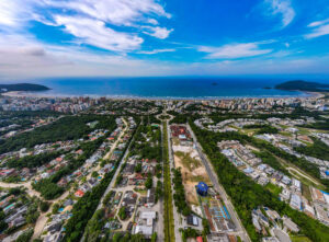 Vista aérea da Riviera de São Lourenço.